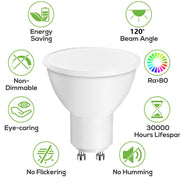 10x 5W GU10 LED Bulbs Spot Lamp Cool Day White Down Lights Eneygy Saving 120A