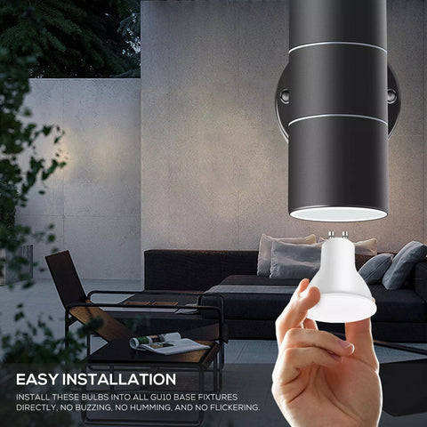 10x 5W GU10 LED Bulbs Spot Lamp Cool Day White Down Lights Eneygy Saving 120A