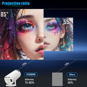 5G 4K Projector Smart HD LED WiFi Bluetooth HDMI USB Android Office Home Theater